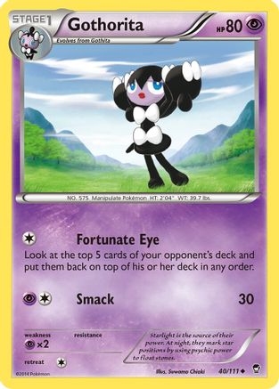 Gothorita 040/111 - XY  Furious Fists Reverse Holofoil