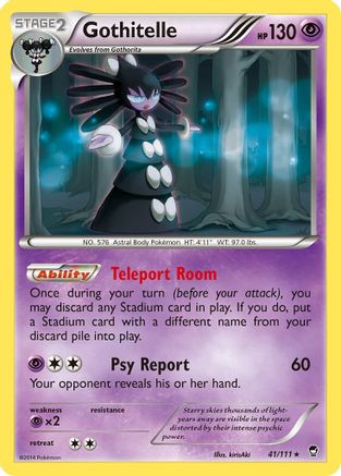 Gothitelle 041/111 - XY  Furious Fists Reverse Holofoil