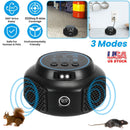 360¡ Ultrasonic Mice Repellent Indoor Rodent Repeller Rat Squirrel Rodent Chaser with 3 Modes 2 Strobe Lights for Kitchen Warehouse
