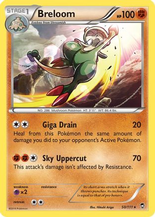 Breloom 050/111 - XY  Furious Fists