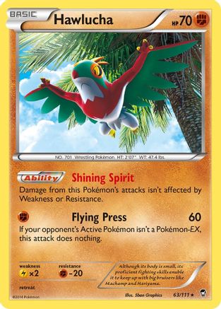 Hawlucha 063/111 - XY  Furious Fists Holofoil