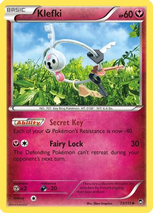 Klefki 073/111 - XY  Furious Fists Reverse Holofoil