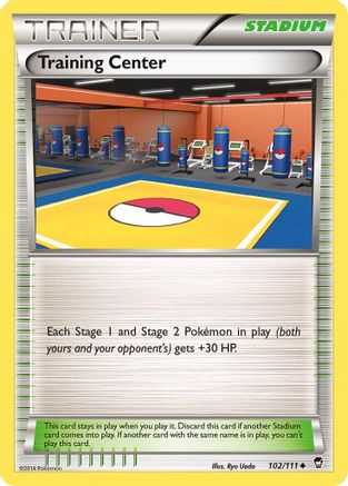 Training Center 102/111 - XY  Furious Fists Reverse Holofoil