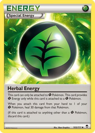Herbal Energy 103/111 - XY  Furious Fists