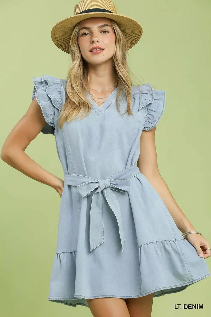 umgee denim dress Hazel Blues