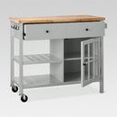 Threshold Windham Wood Top Kitchen Island