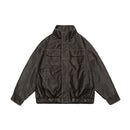 American Retro Biker's Leather Loose