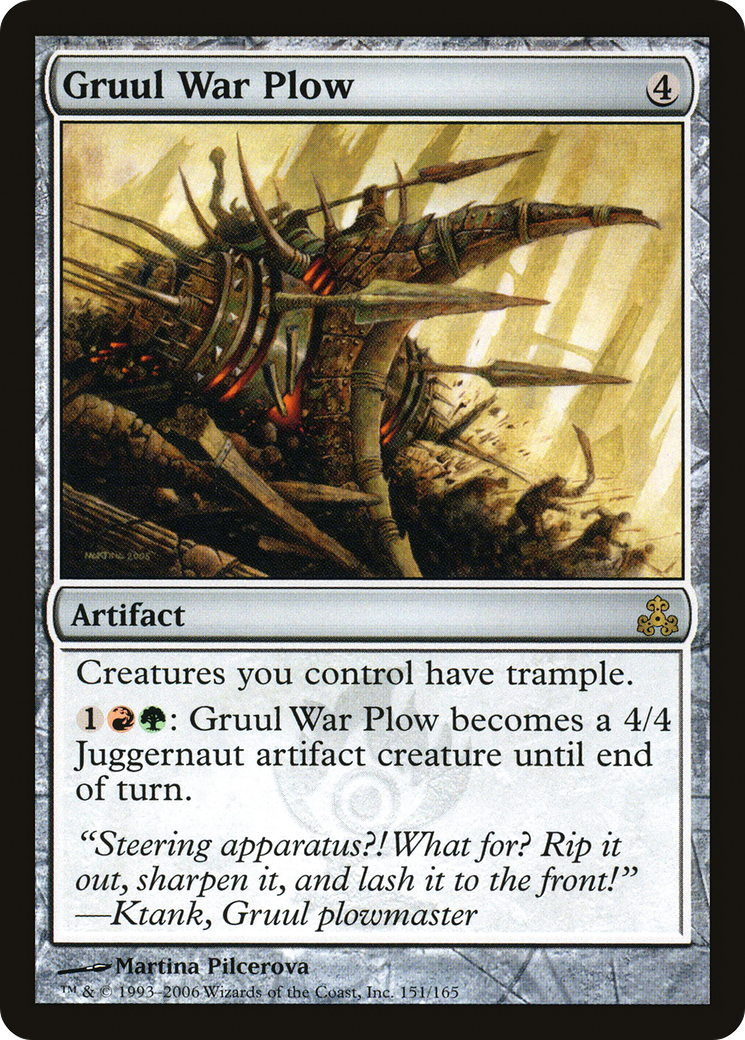 Gruul War Plow (GPT-151) - Guildpact Foil