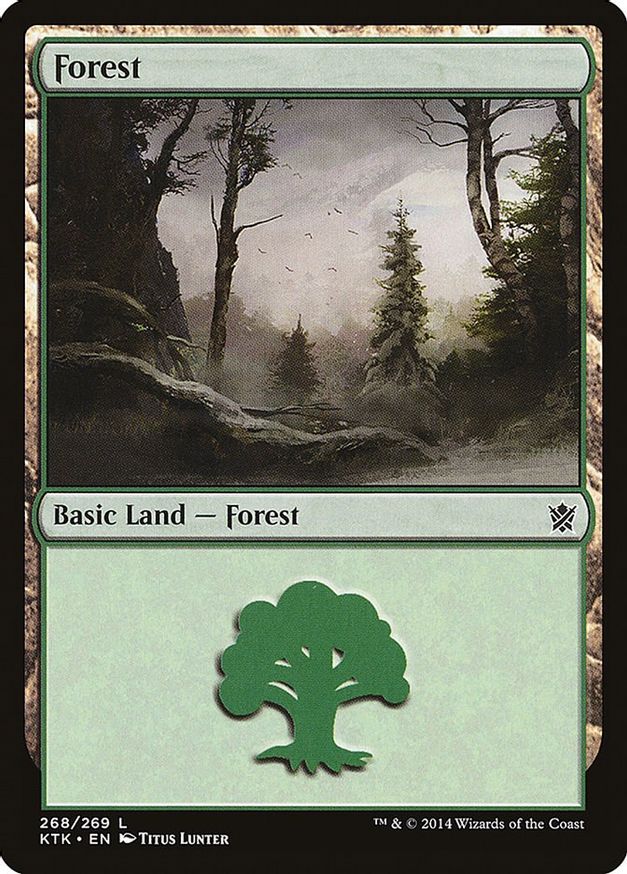 Forest (268) | Khans of Tarkir