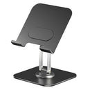 Foldable iPad Tablet Stand Adjustable Tablet Holder for Desk Rotatable Monitor Stand Holder Fit For iPad 11 10 9 8 7 Aluminum Alloy