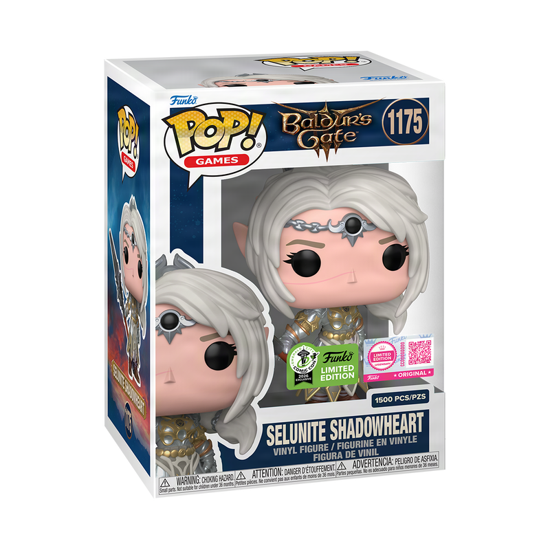 ECCC 2026 Convention Exclusive Limited Edition Baldur's Gate Pop! Selûnite Shadowheart with Pop! Protector LIMITED EDITION 1500 Pieces