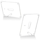 4Pcs Acrylic Photo Frames 5x7In Photo Display Vertically Horizontally Free Standing Desktop Picture Frame High Definition Magnetic Frameless Photo Hol