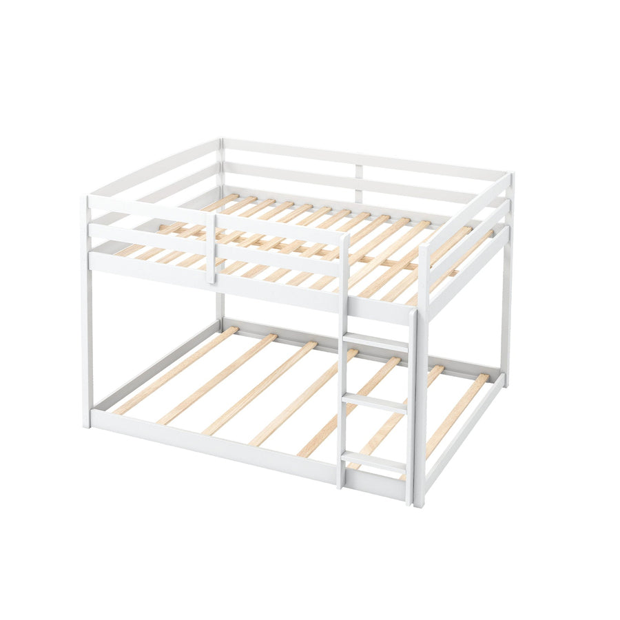 Full Over Full Bunk Bed Low-to-ground Bunk Bed