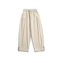 Solid Color Retro Japanese-style Casual Pants