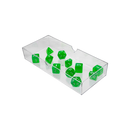 Ultra PRO: 11-Dice Set - Eclipse (Lime Green)