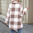 Womens Elegant Faux Fur Coat
