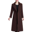 Winter Double-breasted Lapel Long Coat