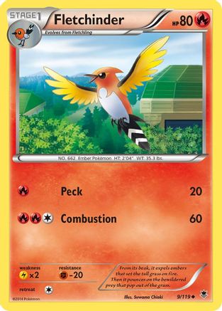 Fletchinder 009/119 - XY  Phantom Forces