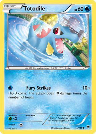 Totodile 015/119 - XY  Phantom Forces