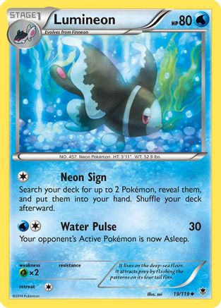 Lumineon 019/119 - XY  Phantom Forces