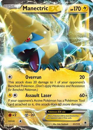 Manectric EX 023/119 - XY  Phantom Forces Holofoil