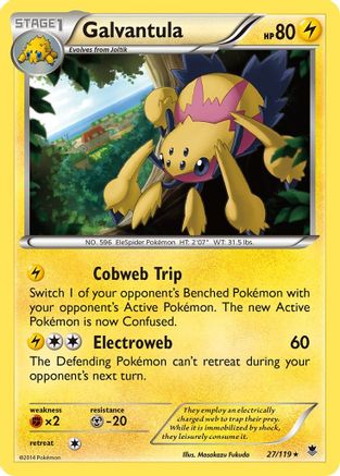 Galvantula 027/119 - XY  Phantom Forces Reverse Holofoil
