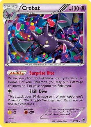 Crobat 033/119 - XY  Phantom Forces