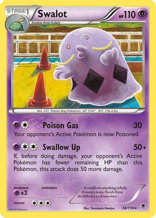 Swalot 038/119 - XY  Phantom Forces Reverse Holofoil