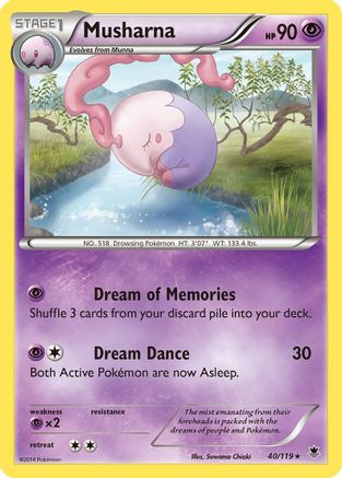 Musharna 040/119 - XY  Phantom Forces