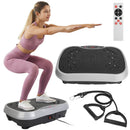 Vibration Exercise Machine With Resistant Bands Remote Control Whole Body Vibration Platform Workout Equipment Home Fitness Training Equipment For Wei