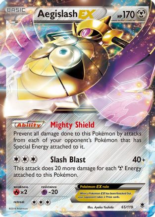 Aegislash EX 065/119 - XY  Phantom Forces Holofoil