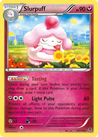 Slurpuff 069/119 - XY  Phantom Forces Holofoil