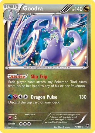 Goodra 077/119 - XY  Phantom Forces Reverse Holofoil