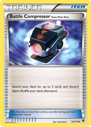 Battle Compressor 092/119 - XY  Phantom Forces Reverse Holofoil