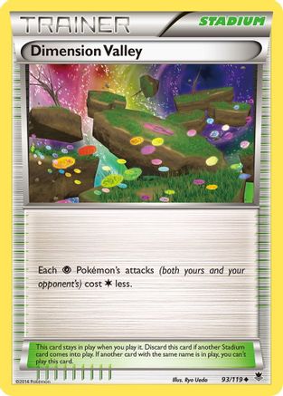Dimension Valley 093/119 - XY  Phantom Forces Reverse Holofoil