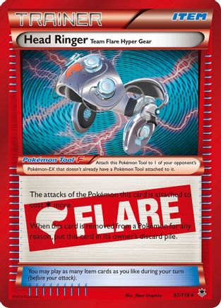 Head Ringer 097/119 - XY  Phantom Forces Holofoil