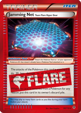 Jamming Net 098/119 - XY  Phantom Forces - Holofoil