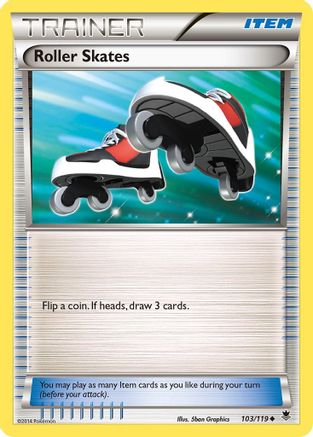 Roller Skates 103/119 - XY  Phantom Forces Reverse Holofoil
