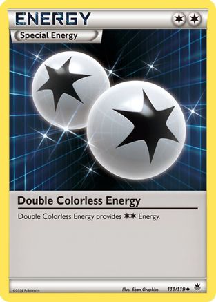 Double Colorless Energy 111/119 - XY  Phantom Forces