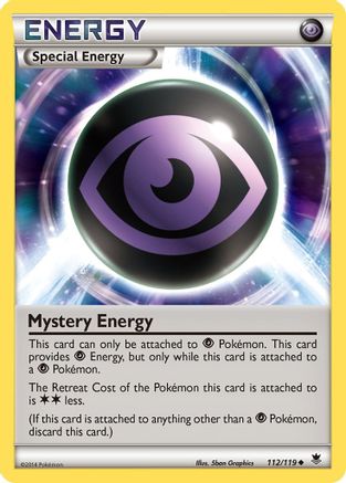 Mystery Energy 112/119 - XY  Phantom Forces Reverse Holofoil