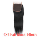 Natural Color Human Hair Extensions - Straight Wave