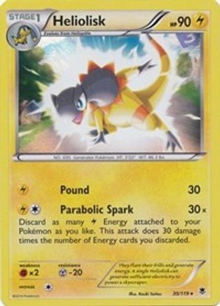 Heliolisk (XY Phantom Forces) 030/119 - Deck Exclusives