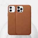 Real Cowhide Leather Magnetic Phone Case