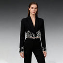 Designer-style Fashionable Suit Elegant Office-ready Versatile Blazer For Women