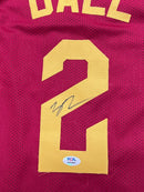 Lonzo Ball Signed Cleveland Cavaliers Jersey PSA