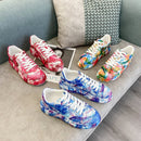 Graffiti Sneakers Plus Size Casual Sneakers
