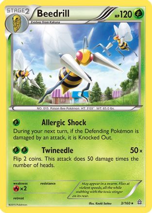 Beedrill 003/160 - XY  Primal Clash