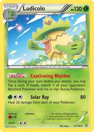 Ludicolo 012/160 - XY  Primal Clash Holofoil