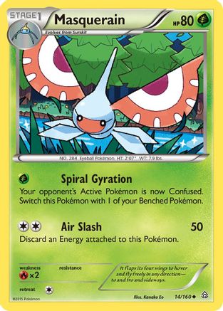 Masquerain 014/160 - XY  Primal Clash