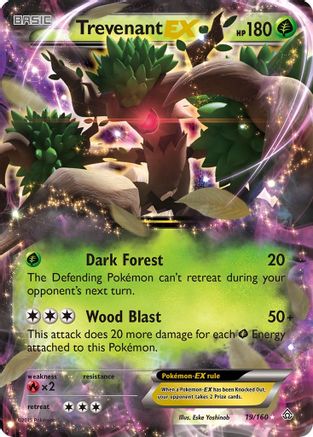 Trevenant EX 019/160 - XY  Primal Clash Holofoil